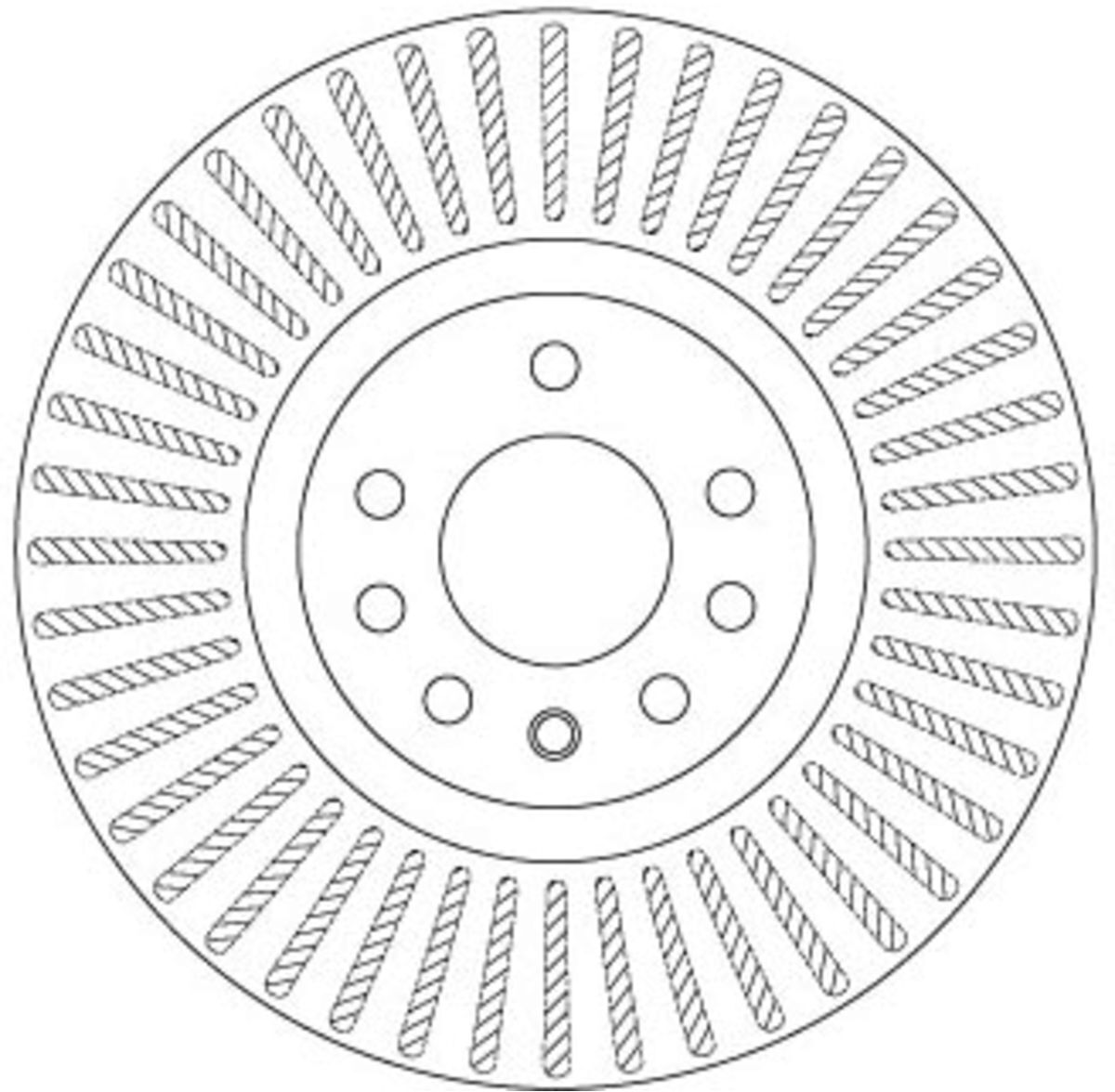 Disque de frein TRW DF6677S avant, ventilé, 1 pièce