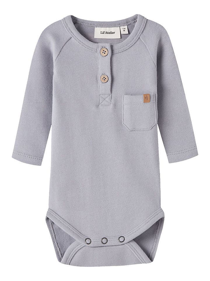 Lil Atelier Body "Luno" in Grau - 68