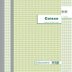 Exacompta 23550E 5x Kassenbuch A4 Einnahme-Ausgabe 50x2Bl -