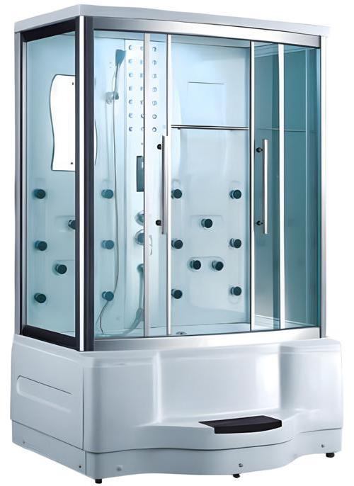 Hydromassage-Dusche Duschkabine Komfortdusche Multifunktionsdusche 180x98 cm
