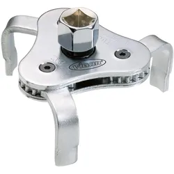Vigor, Fahrzeug Werkzeug, Ölfilterkralle ∙ V1281 ∙ Vierkant12,5 mm (1/2 Zoll), Aussen-Sechskant 21 mm ∙ 63 - 102
