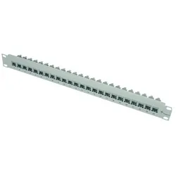 Telegärtner J02023A0026 - RJ-11 - RJ-12 - Cat6a - Grau - Rackeinbau - 1U, Server Zubehör, Grau