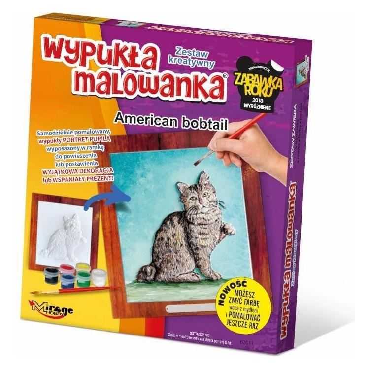 Mirage Rinkinys kreatives Convex-Malbuch - Amerikanische Bobtail-Katze (306737)