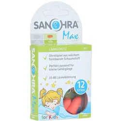 Sanohra max Gehörschutzstöpsel f.Kinder 12 St