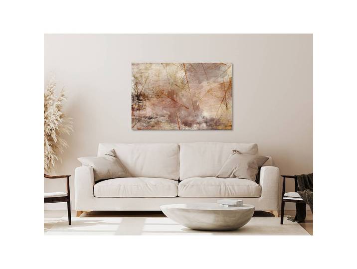 Tableau déco Imprint of Nature Lin Marron 60 x 40cm
