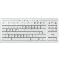 Cherry Stream Keyboard TKL Kabelgebundene Tastatur Weiß-Grau