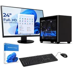 Sedatech Mini-PC Evolution - UC0W112I2M1HD (2000 GB, 32 GB, Intel Core i9-14900K), PC, Schwarz