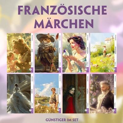 8 Französische Märchen (8 Bücher + Audio-Online) - Frank-Lesemethode - Kommentierte zweisprachige Ausgabe Französisch-Deutsch, Set von Alexandre