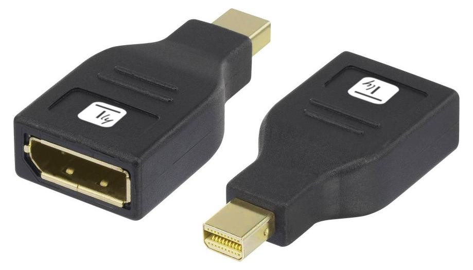 Techly Adapter DisplayPort naar Mini DisplayPort 4K zwart