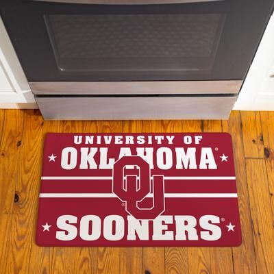 Evergreen "University of Oklahoma Anti-Fatigue Door Mat - 30"" x 18"""