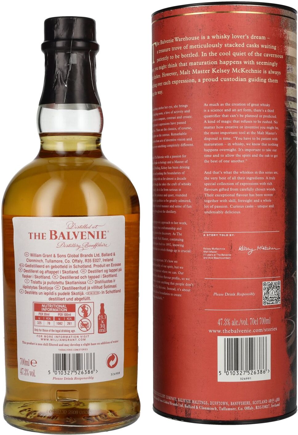 Balvenie Whiskey The Balvenie 12 Years Old A Collection of Curious Casks MONTILLA 47,3% Vol. 0,7l in Geschenkbox