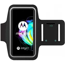 SmartFitness Motorola Edge 20 Handy Sport Armband, Smartphone Sportarmband, Schwarz