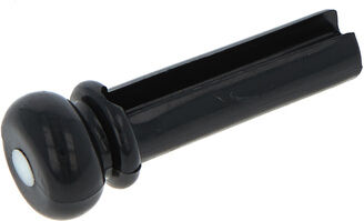 Ibanez Acoustic Bass Bridge Pin BK Schwarz mit Punktmarkierung