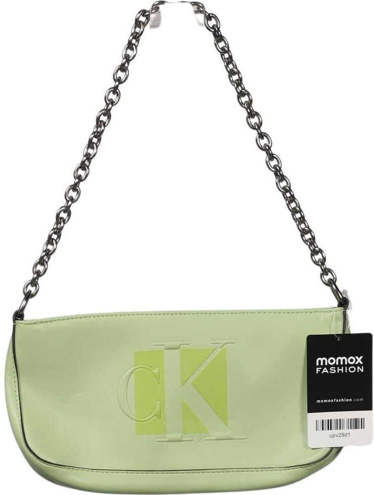 Calvin Klein Jeans Damen Handtasche klein, Hellgrün, Kunstleder - Second Hand