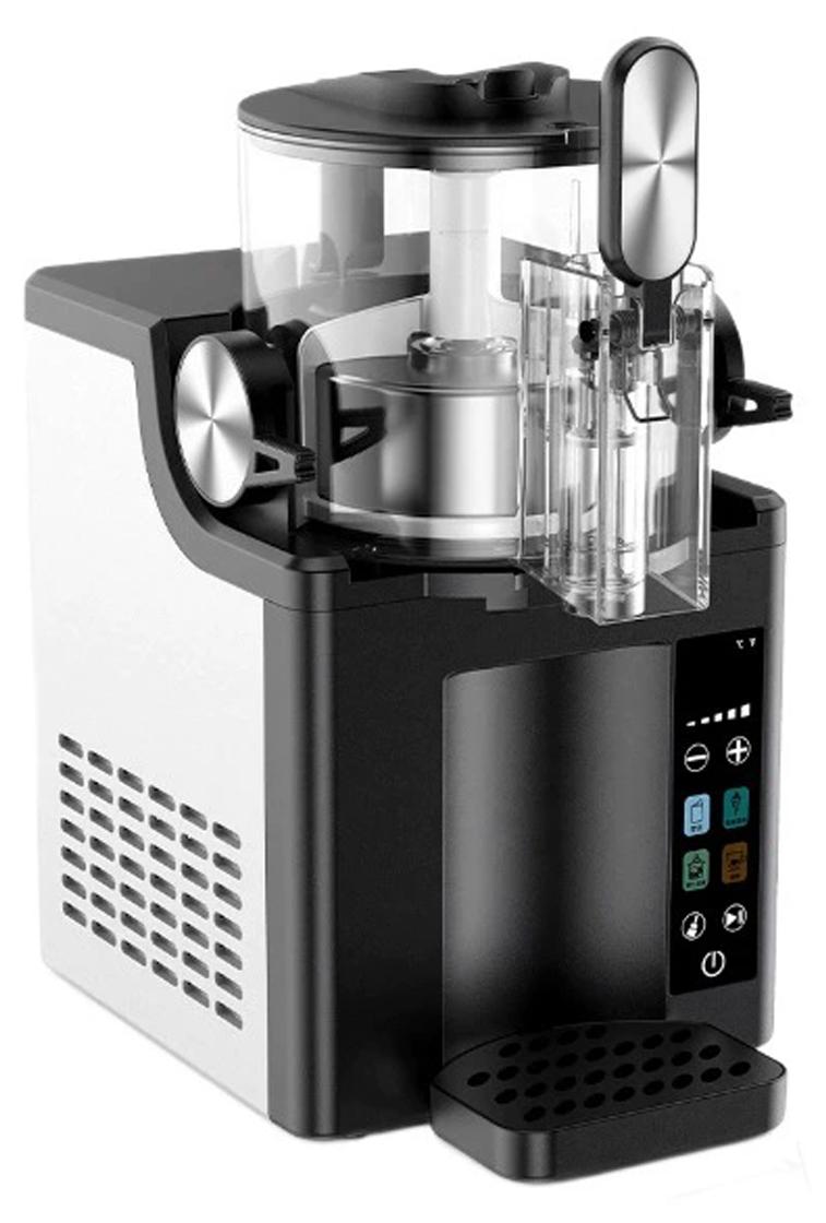 LED Slush-Maschine 1,8L, 4 Programme, Selbstreinigung, für Restaurants, Imbisswagen und Getränkeläden