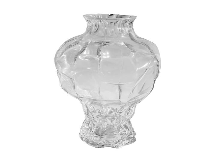 Hein Studio Vase Ammonit 30 cm Clear