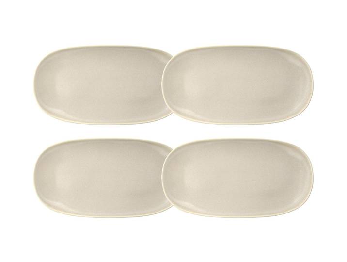 Servierplatte Shoku , beige, Steinzeug, VILLA COLLECTION DENMARK, Servierplatten, Servierplatte