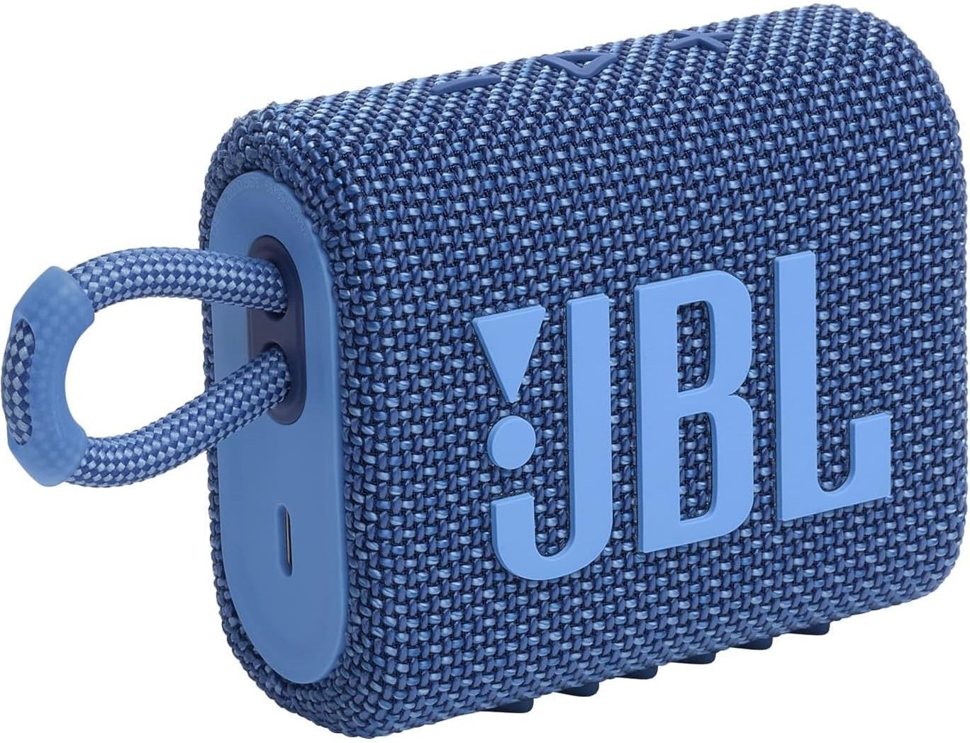 JBL Go 3 Eco Portable Bluetooth Speaker - Blue, New