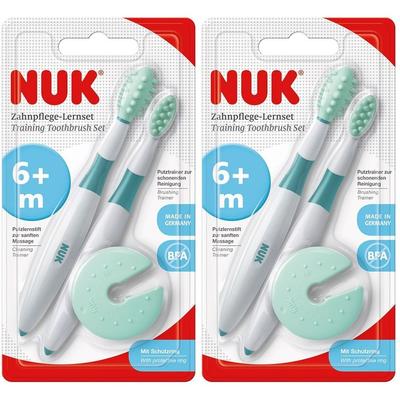 NUK Zahnpflege-Lernset Blister 2x 2x1 St Zahnbürste