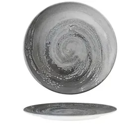 Vortex Grey Speiseteller 32 cm Digitaldruck M1934 6er-Pack