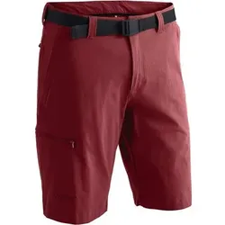 MAIER SPORTS Herren Bermuda Huang He-Bermuda el., Größe 48 in Rot Rot