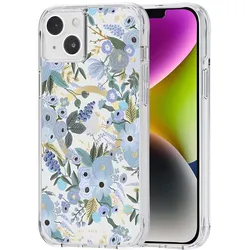Case-Mate Rifle Paper Co (Apple iPhone 14 Plus), Smartphone Hülle, Blau