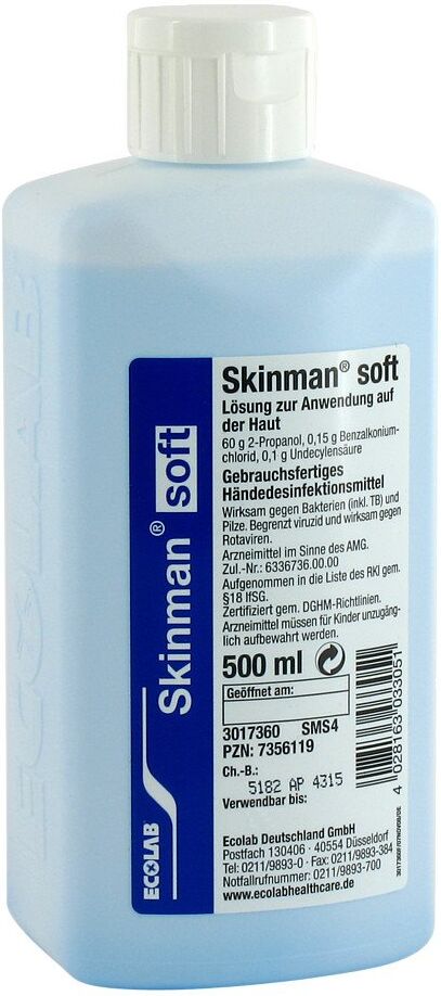 Skinman soft Händedesinfektion Spenderflasche