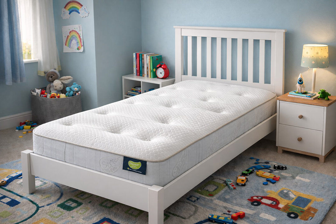 White Noise Sareer Aspire Kids Pocket Spring Memory Mattress Small Single (2'6)