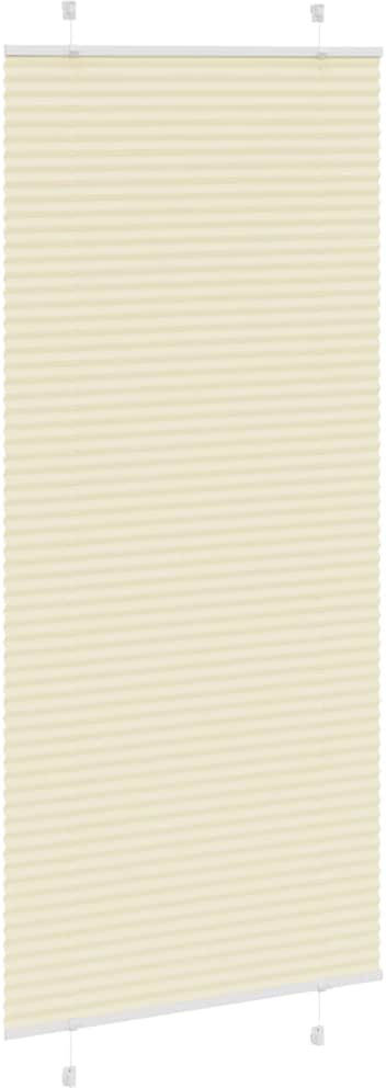 Metro Room Darkening Pleated shade Cream 85cmW x 200cmL