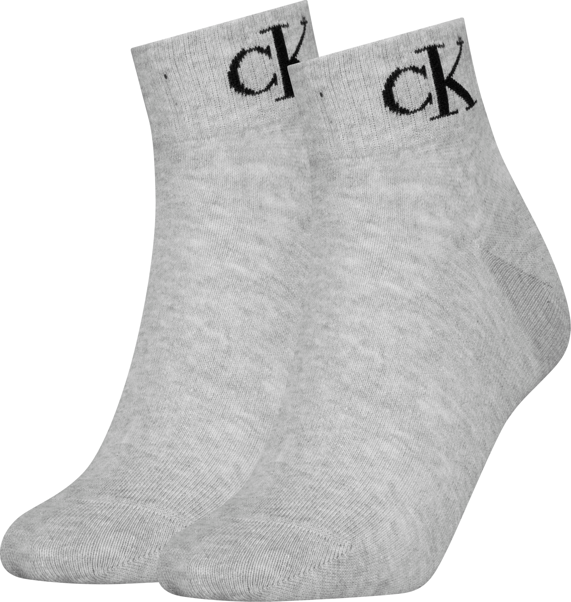 Calvin Klein Jeans "CKJ WOMEN QUARTER 2P MONOGRAM" 2 Paar, 2 Paar tlg. mit Logostickerei