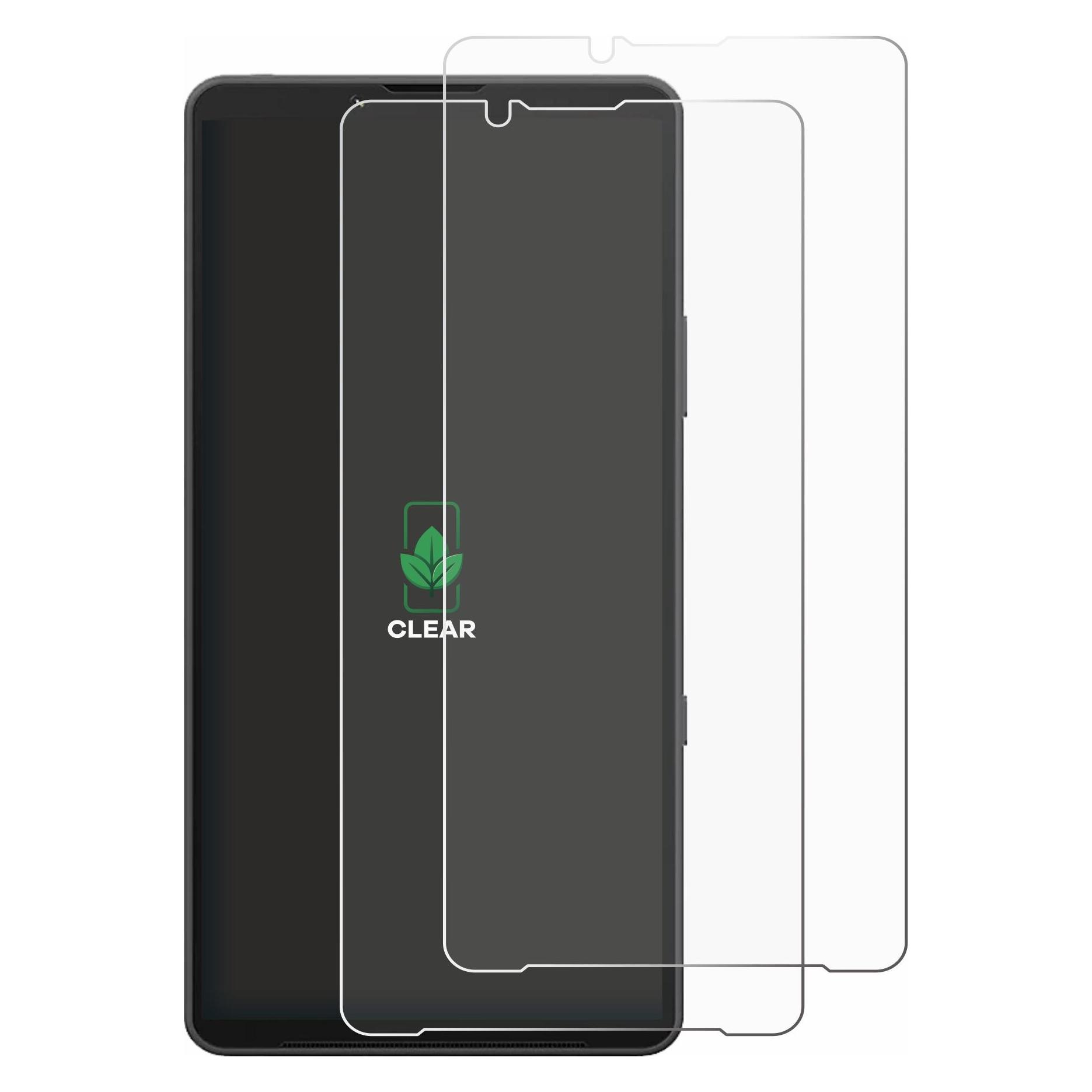 ScreenLeaf Schutzfolie für Sony Xperia 10 VII Displayschutz Display Schutz Folie Klar Transparent (2 Stk., Sony Xperia 10 II) (6160584)