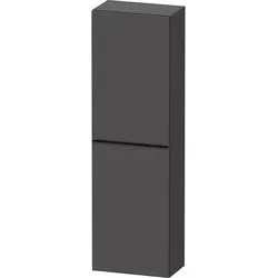 Duravit D-Neo Halbhochschrank DE011804949 40x24x132cm, 1 Türe, 4 Glasfachböden, Graphit Matt