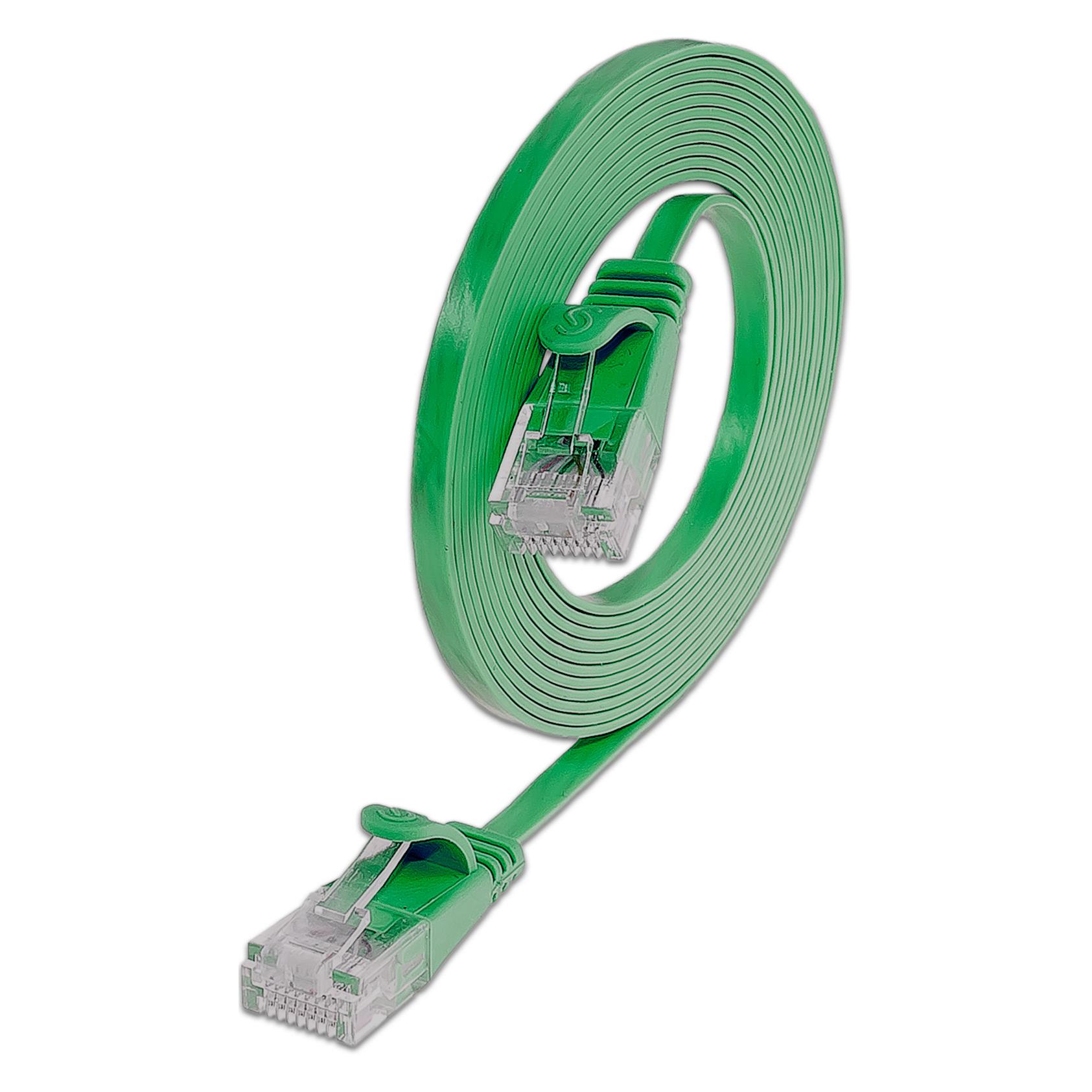 Lightwin Netzwerkkabel (UTP, CAT6, 0.75 m) (PKW-SLIM-KAT6 0.75 GN)