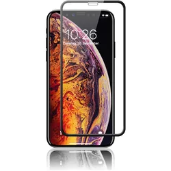 KMP Glass Premium (1 Stk., Apple iPhone XR, LG K11), Smartphone Schutzfolie, Schwarz