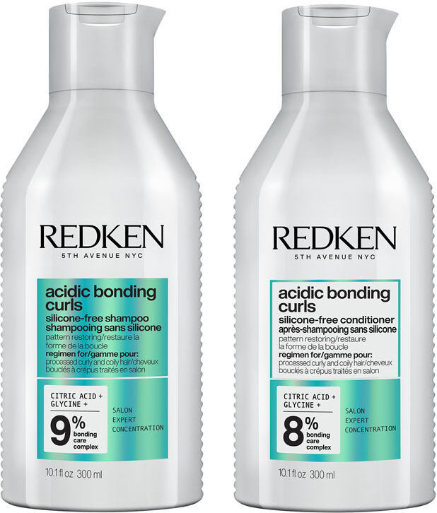 Redken Acidic Bonding Curls Shampoo 300ml and Conditioner 300ml Duo