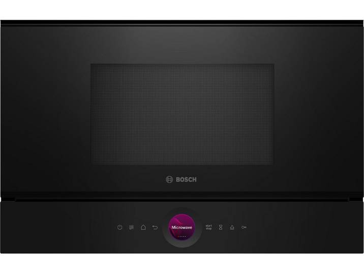 BOSCH Einbau-Mikrowelle BFR7221B1, Mikrowelle, 21 l, Innovativer digitaler Bedienring & gelingsicherer AutoPilot 7