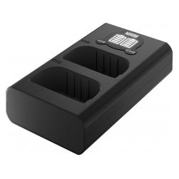 Newell Kameraladegerät DL-USB-C Zweikanal-Ladegerät für LP-E6-Akkus (Kamera Akku Ladegerät) (NL1962)