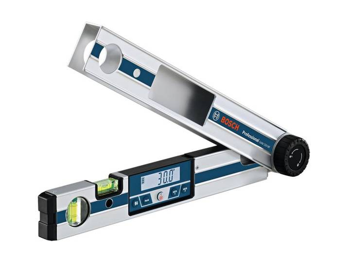 Wasserwaage BOSCH PROFESSIONAL, bunt (silberfarben, blau), Materialmix, Wasserwaagen, Wasserwaage