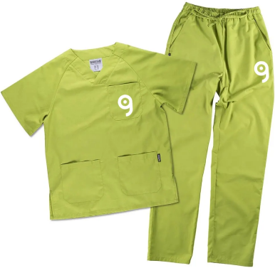 Kit sanitario unisex : casacca manica corta e pantalone Personalizzate o neutre Workteam