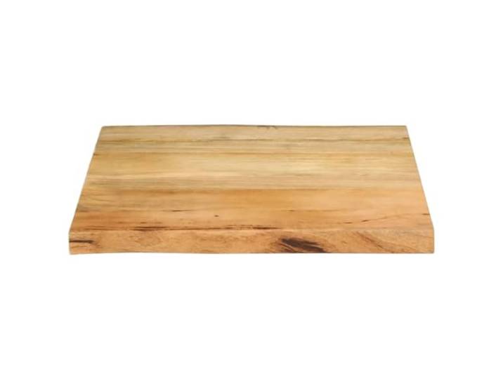 KTHLBRH Ersatz-Tischplatte 80 x 80 x 3,8 cm Mango Massivholz Rustikale Kante, glatte Oberfläche, leicht zu reinigen, für den Innenbereich