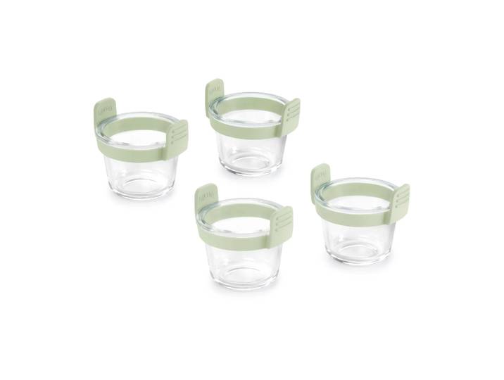 Lékué Lékué Air fryer gobelet en verre mini 4-pack Transparent