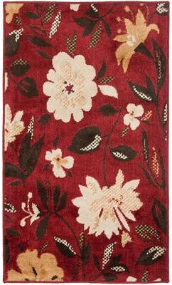 SAFAVIEH Kashmir Jaylyn Floral Silky Polyester Rug