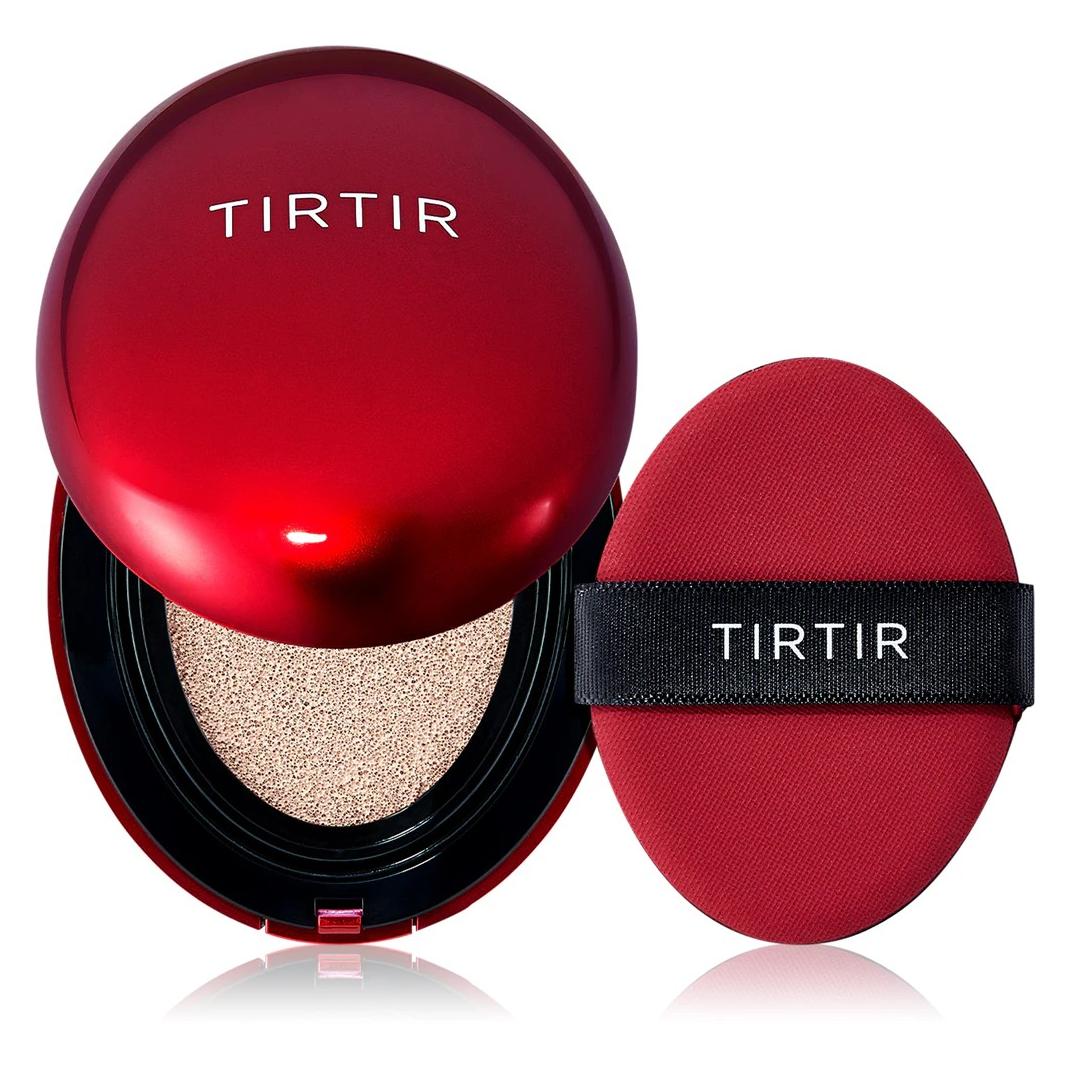 TirTir Mask Fit Red Cushion Foundation - Full Coverage, schwerelos, Skin Fit (15C Fair Porcelain) (A1203S)