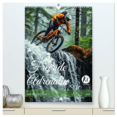 Freeride Adrenalin (hochwertiger Premium Wandkalender 2027 DIN A2 hoch), Kunstdruck in Hochglanz