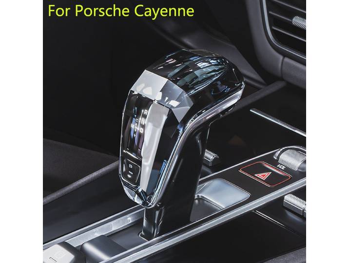 Levier de vitesses en cristal pour Porsche Cayenne 92A Coupé 9YB, modification du levier de vitesses, décoration intérieure, accessoires, tête de levier de vitesses