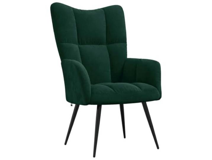Heofavd Relaxsessel Dunkelgrün Samtsessel Modern 61x70x96.5cm
