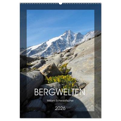 Bergwelten Wandkalender (Wandkalender 2026 DIN A2 hoch), CALVENDO Monatskalender