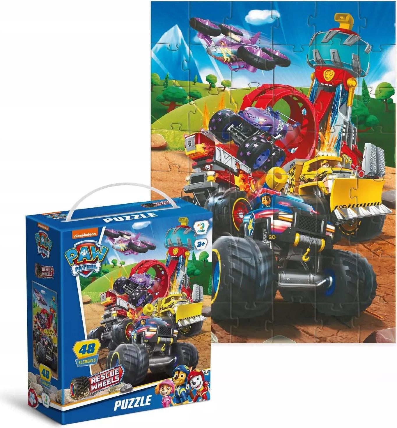 DoDo Paw Patrol Puzzel met 48 stukjes Voertuigen
