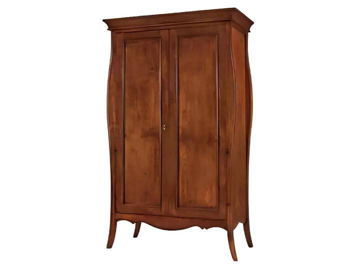 Xlmoebel Kleiderschrank Italienischer Massivholz-Kleiderschrank mit elegantem Design (Kleiderschrank) Hergestellt in Europa