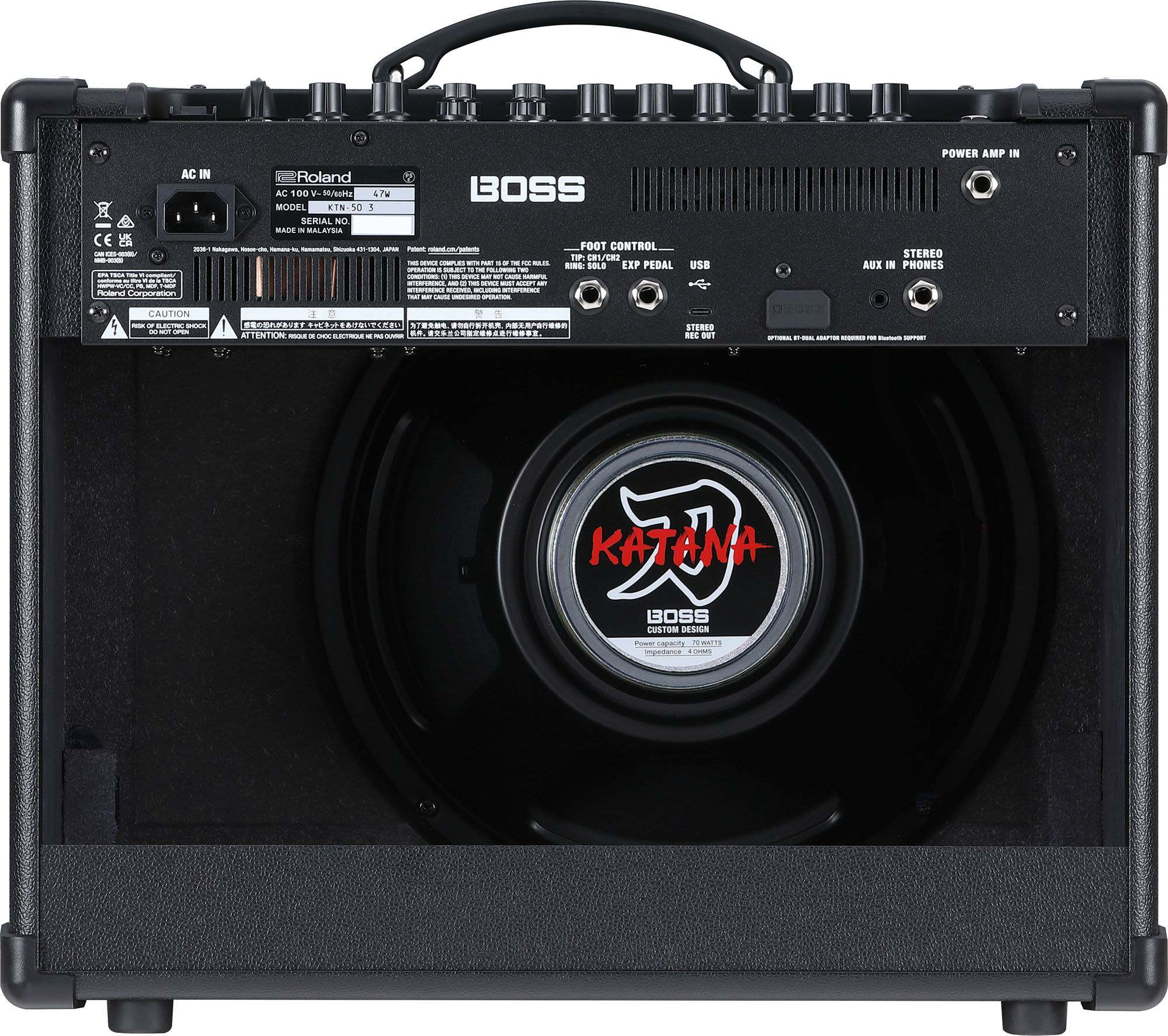 Boss KATANA 50 GEN 3 GUITAR COMBO 50W mais vendido do Mundo
